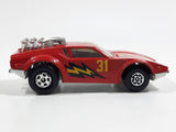 Vintage 1983 Matchbox De Tomaso Pantera Greased Lightnin' 31 Red Die Cast Toy Car Vehicle