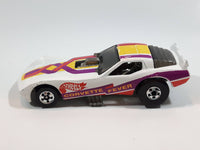1983 Hot Wheels Vetty Funny Corvette Funny Car White Die Cast Toy Drag Racing Car Vehicle with Lifting Body