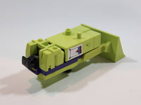 1984 Takara G1 Transformers Light Green Bulldozer Plastic Toy Action Figure