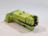 1984 Takara G1 Transformers Light Green Bulldozer Plastic Toy Action Figure