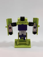 1984 Takara G1 Transformers Light Green Bulldozer Plastic Toy Action Figure