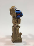 1984 Bandai Gobots Transformers MR-50 Helicopter Light Brown Die Cast Toy Action Figure - No Blades