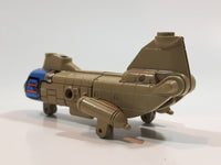 1984 Bandai Gobots Transformers MR-50 Helicopter Light Brown Die Cast Toy Action Figure - No Blades