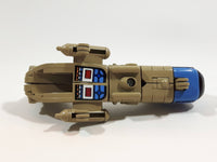 1984 Bandai Gobots Transformers MR-50 Helicopter Light Brown Die Cast Toy Action Figure - No Blades