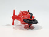 Vintage 1960s Red Plastic Motorcycle Toy Made in Hong Kong