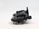 Vintage Tonka Style Black Plastic Motorcycle Toy Made in Hong Kong