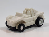 Vintage 1984 Takara G1 Transformers Miniature Spies White Porsche Plastic Pullback Friction Toy Car Vehicle Action Figure