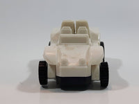 Vintage 1984 Takara G1 Transformers Miniature Spies White Porsche Plastic Pullback Friction Toy Car Vehicle Action Figure