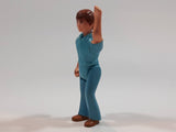 Vintage 1974 Fisher Price Adventure People Wild Animal Safari Blue Boy 3" Tall Plastic Toy Action Figure Made in Hong Kong