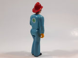 Vintage 1974 Fisher Price Adventure People Male Paramedic Blue Man 3 3/4" Tall Plastic Toy Action Figure Made in Hong Kong