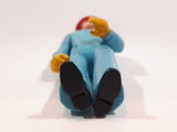 Vintage 1974 Fisher Price Adventure People Male Paramedic Blue Man 3 3/4" Tall Plastic Toy Action Figure Made in Hong Kong