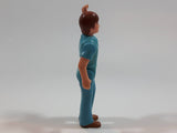 Vintage 1974 Fisher Price Adventure People Wild Animal Safari Blue Boy 3" Tall Plastic Toy Action Figure Made in Hong Kong