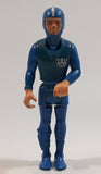 Vintage 1979 Fisher Price Adventure People Male Scuba Diver Octopus Blue Man 3 3/4" Tall Plastic Toy Action Figure Made in Hong Kong