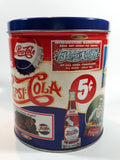 1993 Pepsi Cola Vintage Advertising History Pretzels Tin Metal Container