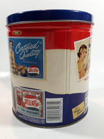 1993 Pepsi Cola Vintage Advertising History Pretzels Tin Metal Container