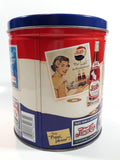 1993 Pepsi Cola Vintage Advertising History Pretzels Tin Metal Container