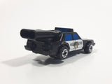 Vintage 1982 Gabriel Screamers Ford Mustang Fox Body Highway Patrol Police Cops Black and White Toy Car Vehicle with Launcher Made in Hong Kong