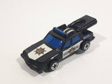 Vintage 1982 Gabriel Screamers Ford Mustang Fox Body Highway Patrol Police Cops Black and White Toy Car Vehicle with Launcher Made in Hong Kong