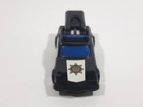 Vintage 1982 Gabriel Screamers Ford Mustang Fox Body Highway Patrol Police Cops Black and White Toy Car Vehicle with Launcher Made in Hong Kong