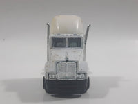 Unknown Brand 07/09 Semi Tractor Truck White Die Cast Toy Car Vehicle