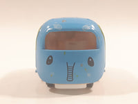 Homnive Elephant "Funny Racing Car" Blue Die Cast Toy Car Vehicle