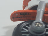 2002 Maisto Tonka Hasbro Dirt Bike #1 Orange and White Die Cast Toy Car Vehicle