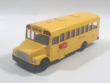 Welly No. 43601 School Bus with Flip Out Stop Sign Yellow Die Cast Toy Car Vehicle Missing Tires