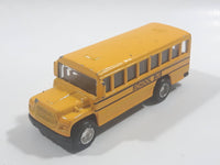 Unknown Brand School Bus Yellow Die Cast Toy Car Vehicle
