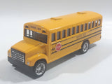 SDE Shantou School Bus Yellow Pullback Motorized Friction Die Cast Toy Car Vehicle
