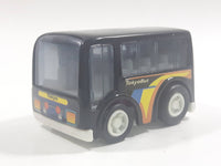 Tokyo Bus "City Bus" Black Plastic Pullback Motorized Friction Die Cast Toy Car Vehicle Keychain
