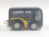 Tokyo Bus "City Bus" Black Plastic Pullback Motorized Friction Die Cast Toy Car Vehicle Keychain