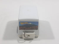 Tokyo Bus "City Bus" White Plastic Pullback Motorized Friction Die Cast Toy Car Vehicle Keychain
