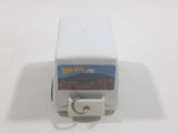 Tokyo Bus "City Bus" White Plastic Pullback Motorized Friction Die Cast Toy Car Vehicle Keychain