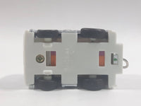 Tokyo Bus "City Bus" White Plastic Pullback Motorized Friction Die Cast Toy Car Vehicle Keychain