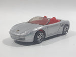 1999 Matchbox Beach / Fun Time Porsche Boxster Convertible Silver Die Cast Toy Car Vehicle