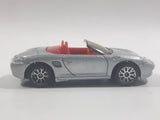 1999 Matchbox Beach / Fun Time Porsche Boxster Convertible Silver Die Cast Toy Car Vehicle