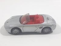 1999 Matchbox Beach / Fun Time Porsche Boxster Convertible Silver Die Cast Toy Car Vehicle