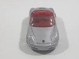 1999 Matchbox Beach / Fun Time Porsche Boxster Convertible Silver Die Cast Toy Car Vehicle