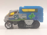 2001 Matchbox Summit Seekers Arctic Track Truck Silver and Blue Die Cast Toy Car Vehicle