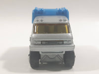 2001 Matchbox Summit Seekers Arctic Track Truck Silver and Blue Die Cast Toy Car Vehicle