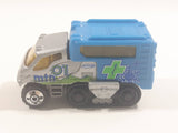 2001 Matchbox Summit Seekers Arctic Track Truck Silver and Blue Die Cast Toy Car Vehicle