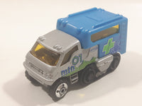 2001 Matchbox Summit Seekers Arctic Track Truck Silver and Blue Die Cast Toy Car Vehicle