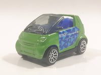 2003 Matchbox Smart ForTwo Coupe "Smart Cabrio" Green Die Cast Toy Car Vehicle