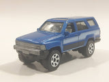 2016 Matchbox Toyota 4Runner 1985 4x4 Metalflake Blue Die Cast Toy Car Vehicle