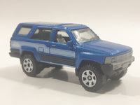 2016 Matchbox Toyota 4Runner 1985 4x4 Metalflake Blue Die Cast Toy Car Vehicle