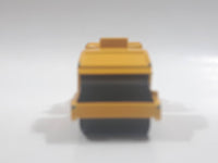 1997 Matchbox Road Pavers Road Roller Yellow CAT Die Cast Toy Construction Equipment Machinery Vehicle - Missing Interior