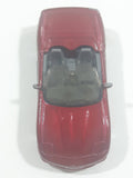 2003 Matchbox 2000 Chevrolet Corvette Convertible Dark Red Die Cast Toy Car Vehicle