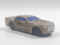2010 Maisto Marvel Stallion Iron Man 2 "Drone" Light Brown Beige Die Cast Toy Car Vehicle