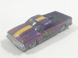 2016 Hot Wheels Pop Culture: Marvel '80 El Camino Iron Fist Purple Die Cast Toy Character Car Vehicle with RR5SP