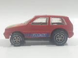 Rare Darda Motors Fiat Uno 10 Red Die Cast Toy Car Friction Motorized Pullback Vehicle